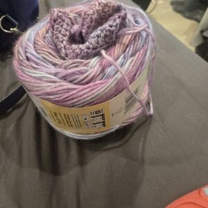 Caron Fuzzy Cake  Purple Colour